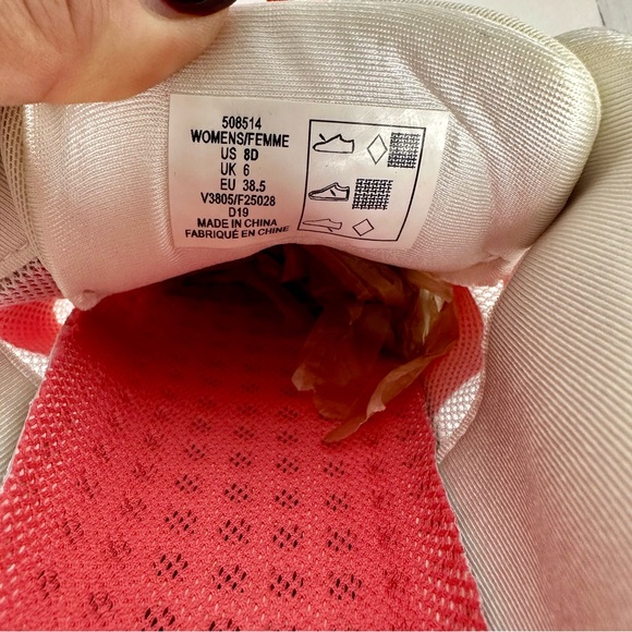 Land’s End Coral & White NatureTex Adjustable Water Sneaker Shoes - Picture 3 of 7